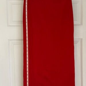 Zara Vibrant Red Pencil Skirt